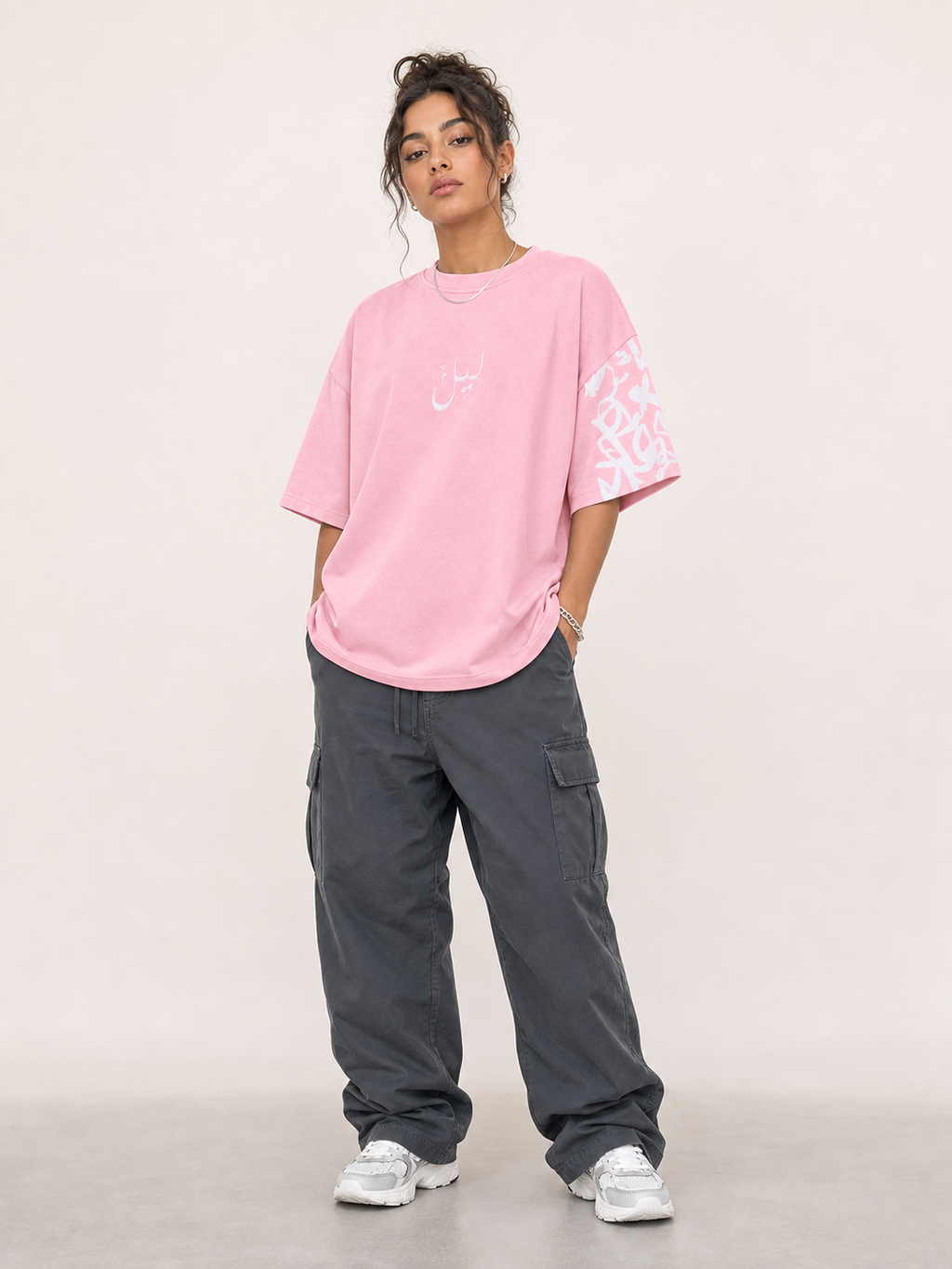 Pink Oversized T-shirt