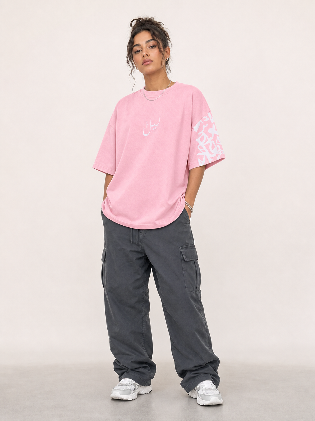 Pink Oversized T-shirt