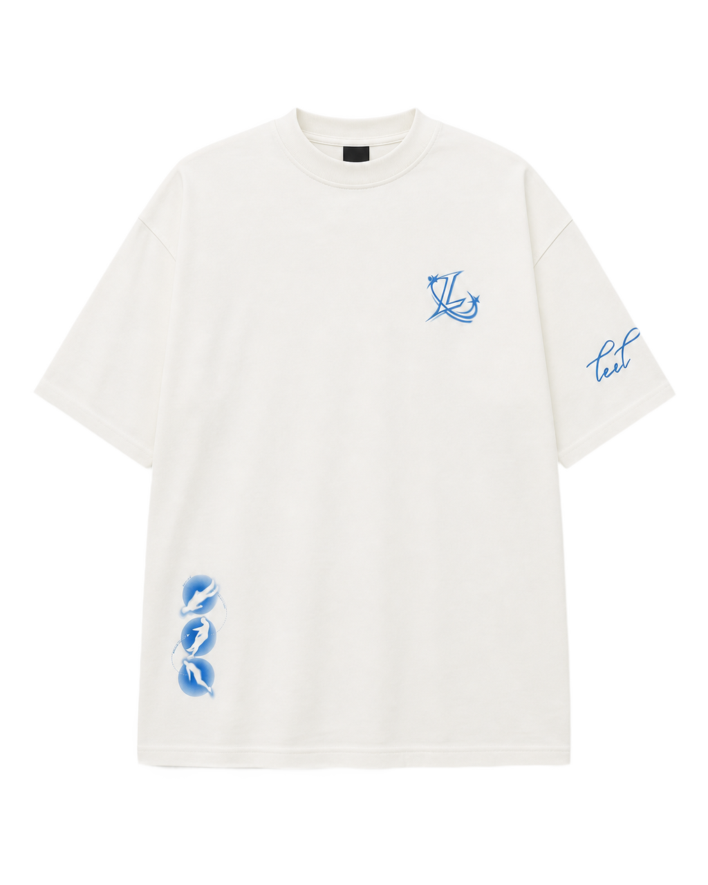 Boxy Fit White T-shirt