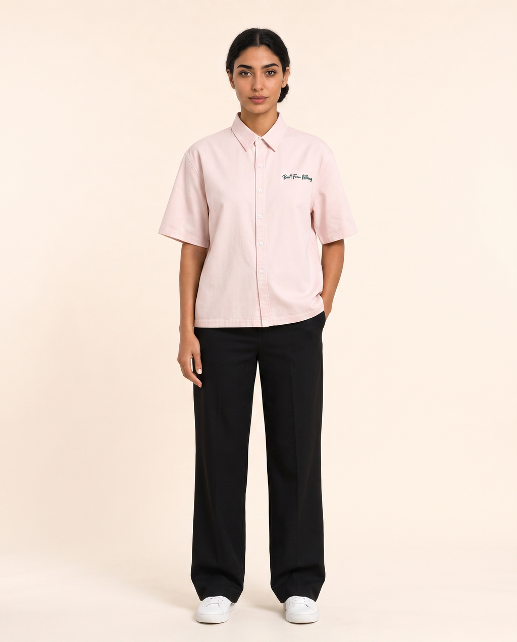 Boxy Fit Pink Shirt