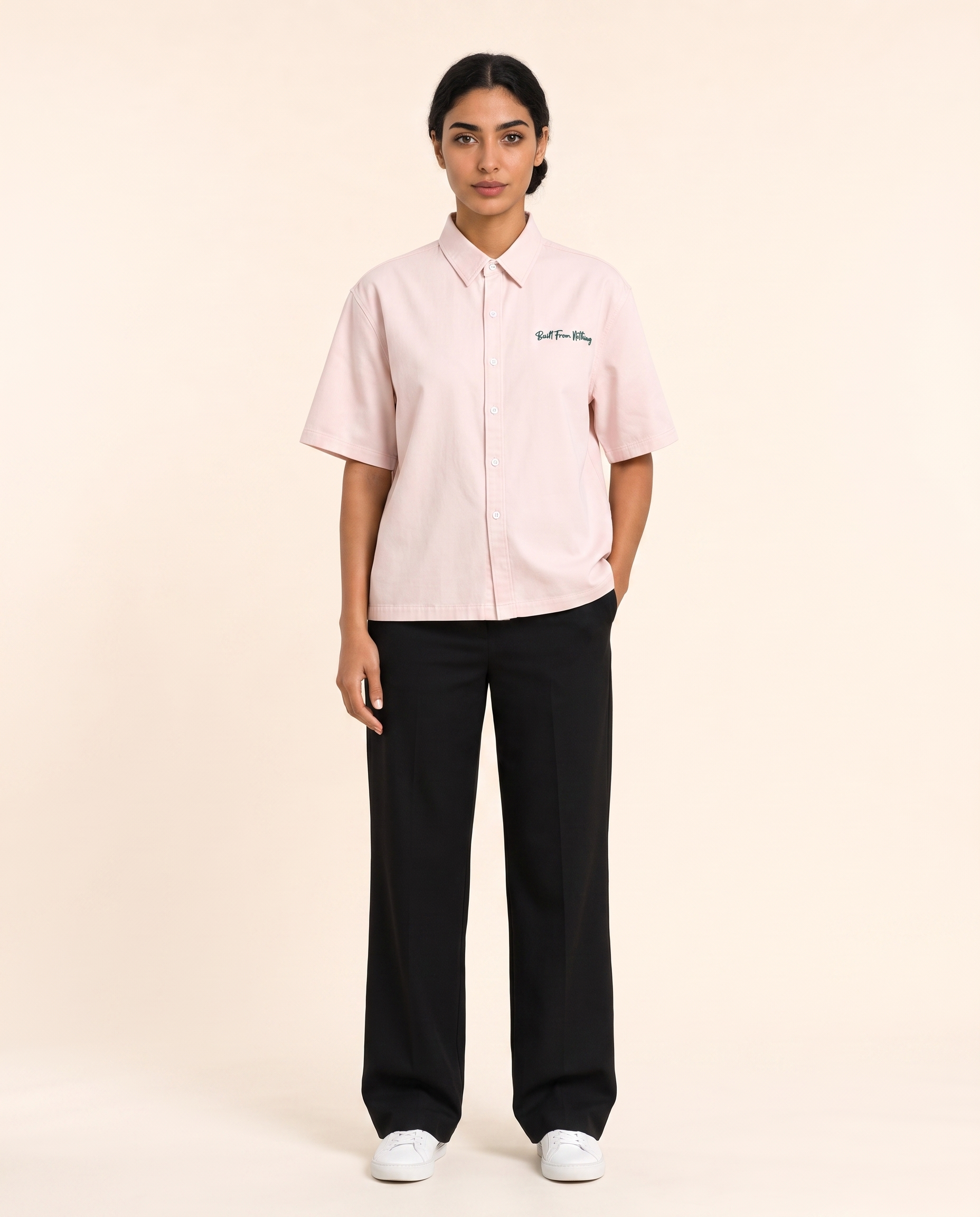 Boxy Fit Pink Shirt
