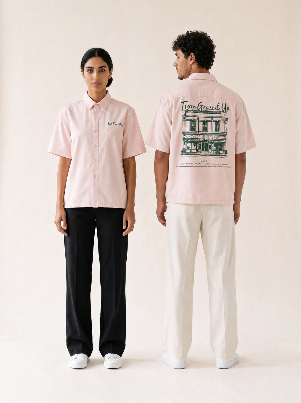 Boxy Fit Pink Shirt