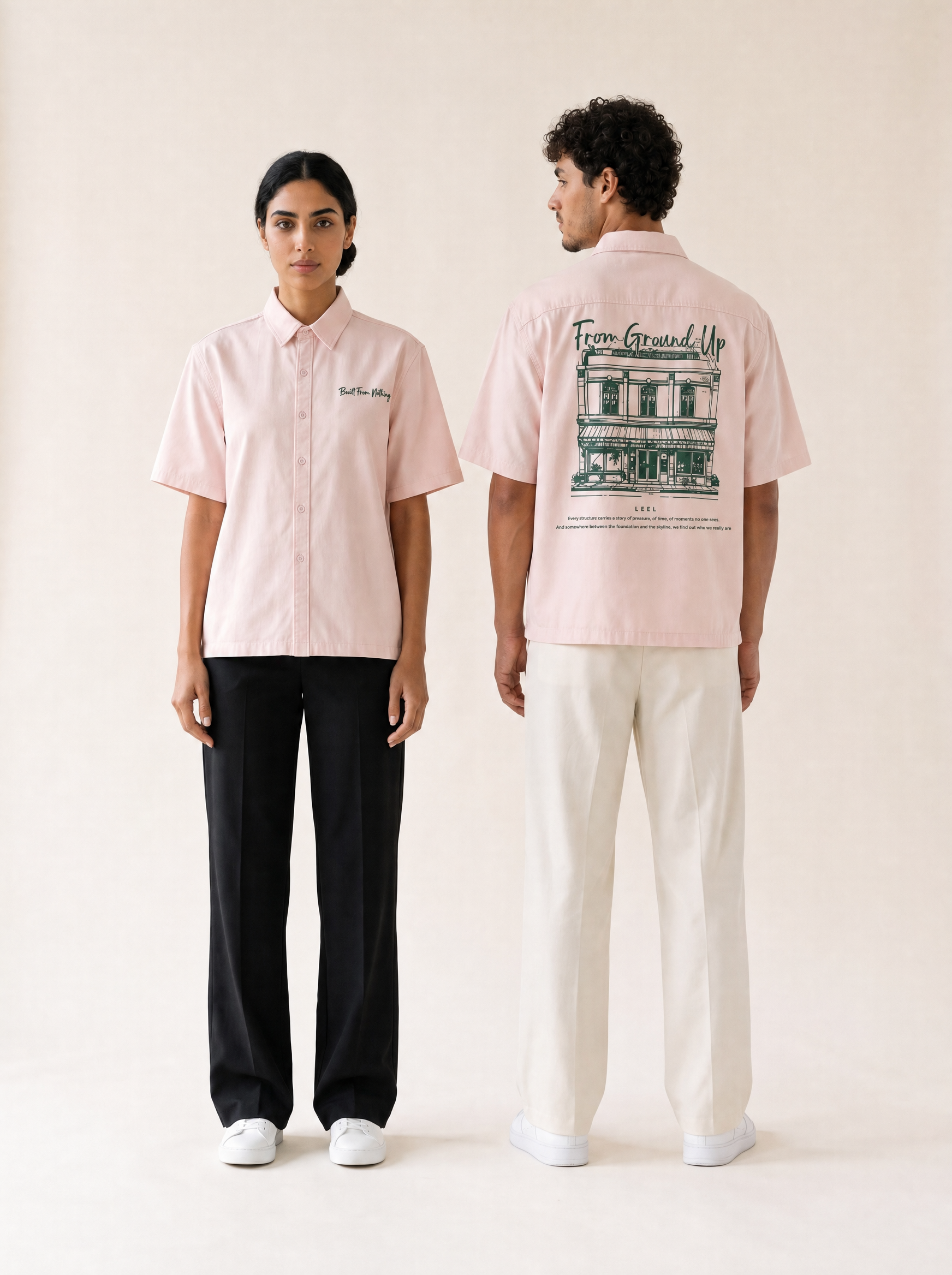 Boxy Fit Pink Shirt