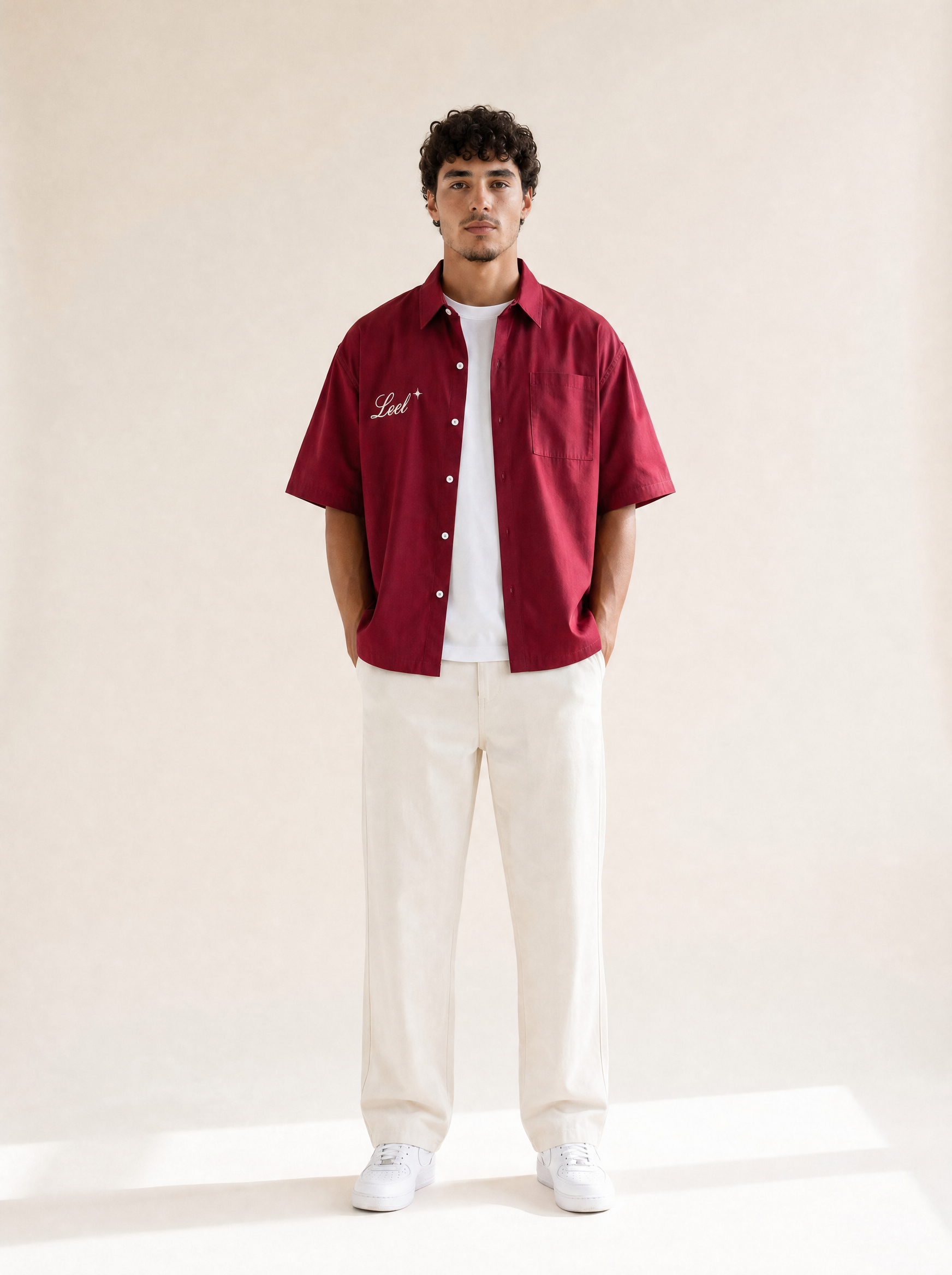 Boxy Fit Red Shirt