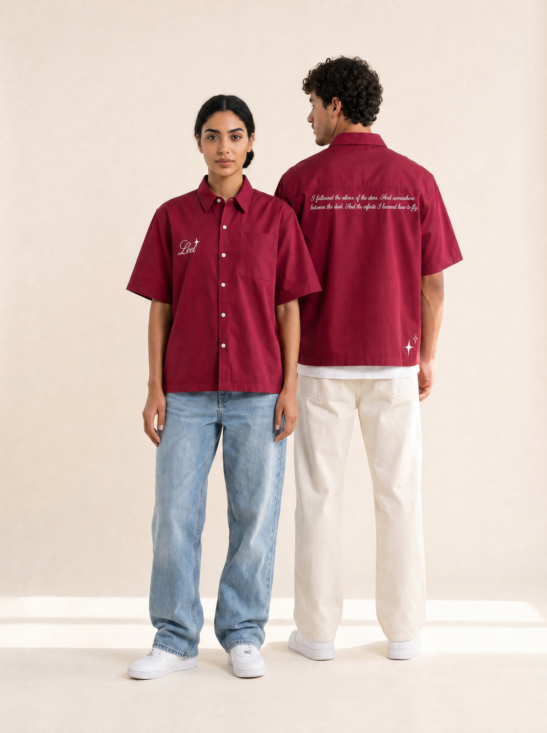 Boxy Fit Red Shirt